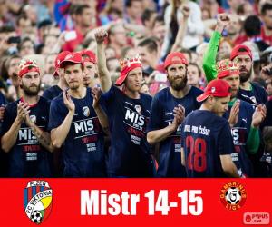 Puzzle Viktoria Plzen, champion 14-15