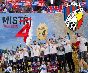 Puzzle Viktoria Plzen champion 2015-2016