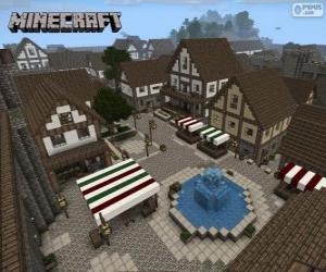 Puzzle Village de Minecraft