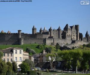 Puzzle Ville fortifiée de Carcassonne, France