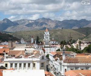 Puzzle Ville historique de Sucre, en Bolivie