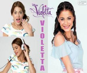 Puzzle Violetta une fille brillante et pleine de vie