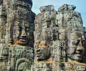 Puzzle Visages de pierre, Angkor Wat