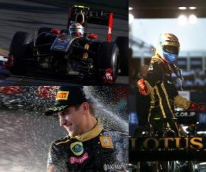 Puzzle Vitaly Petrov - Renault - Melbourne, Australie Grand Prix (2011) (3e place)