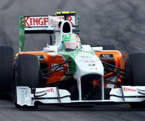 Puzzle Vitantonio Liuzzi - Force India - Hockenheim 2010