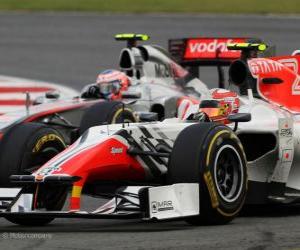 Puzzle Vitantonio Liuzzi - THS - Silverstone 2011