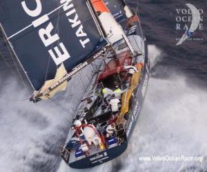 Puzzle Voilier dans la Volvo Ocean Race