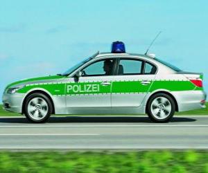 Puzzle voiture de police - BMW E60 -