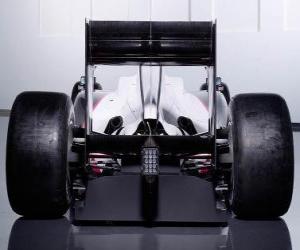 Puzzle Vue arrière, BMW Sauber C29