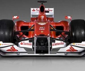Puzzle Vue avant, Ferrari F10