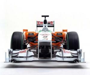 Puzzle Vue avant Force India VJM03