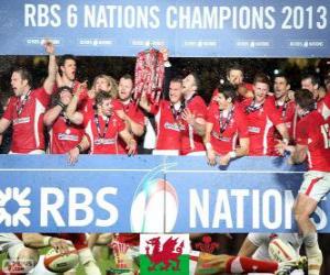 Puzzle Welsh champion Six-Nations 2013