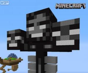 Puzzle Whither, une créature patron dans Minecraft