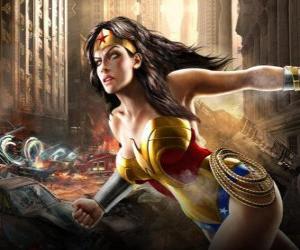 Puzzle Wonder Woman est une super-héroïne immortel de pouvoirs semblables à Superman