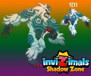 Puzzle Yeti. Invizimals Shadow Zone. Les puissants yétis vivent cachés dans les plus hauts sommets de l'Himalaya