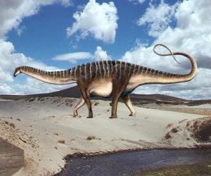 Puzzle Zapalasaurus vivait il y a environ 120 millions années
