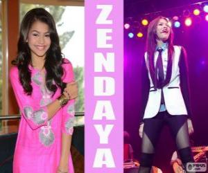 Puzzle Zendaya, une chanteuse et compositrice américain