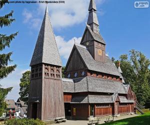 Puzzle Église de bois, Allemagne