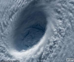 Puzzle Œil d’un cyclone tropical