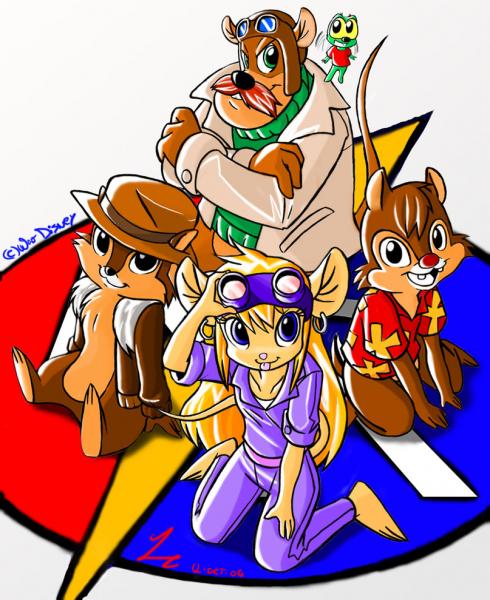 Chip and Dale rescue rangers by GeminasOwng ( on deviantart ) puzzle