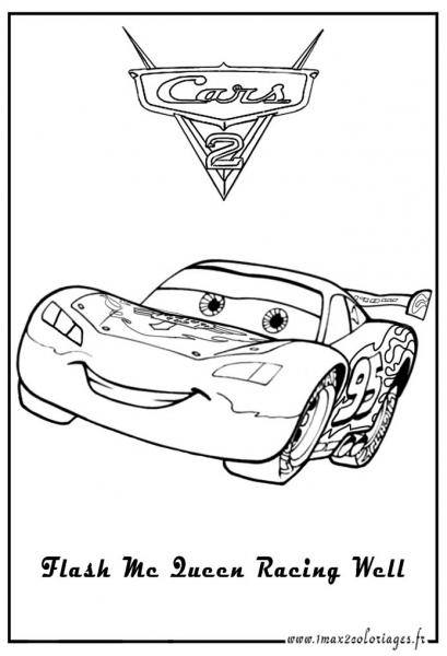 coloriage de voiture de cars puzzle