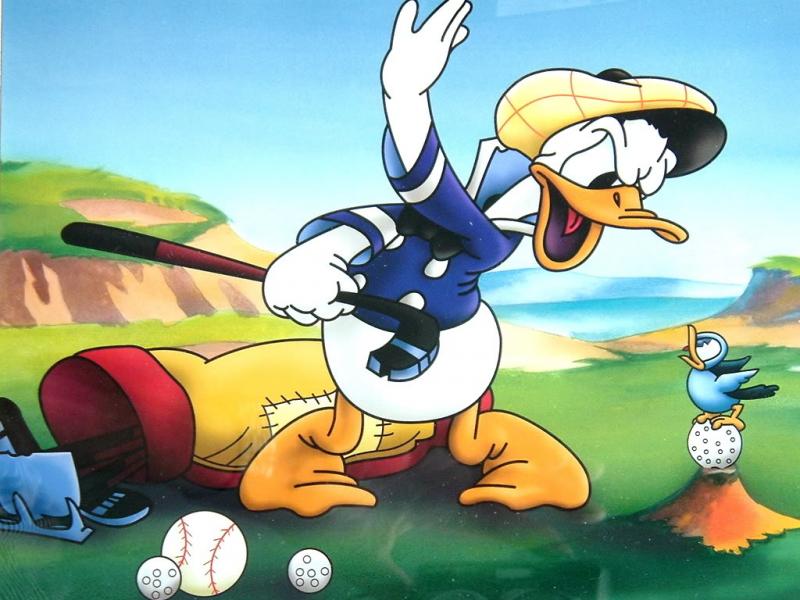 Donald Duck golf puzzle
