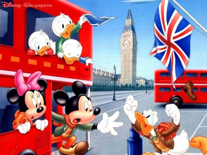 Donald Duck en visite à Londres puzzle