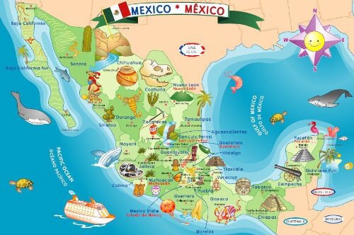 Mapa de México  puzzle