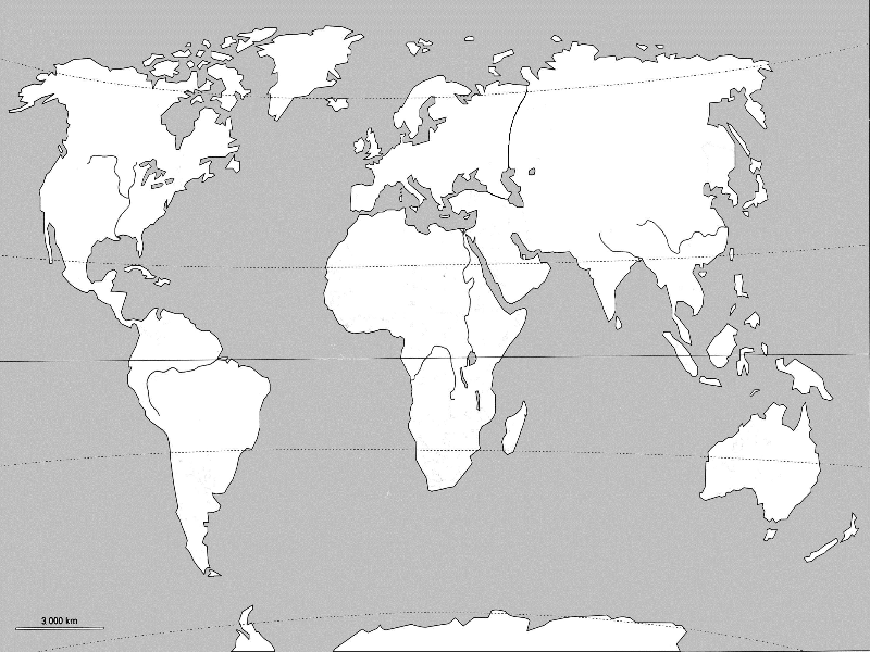 Les continents puzzle