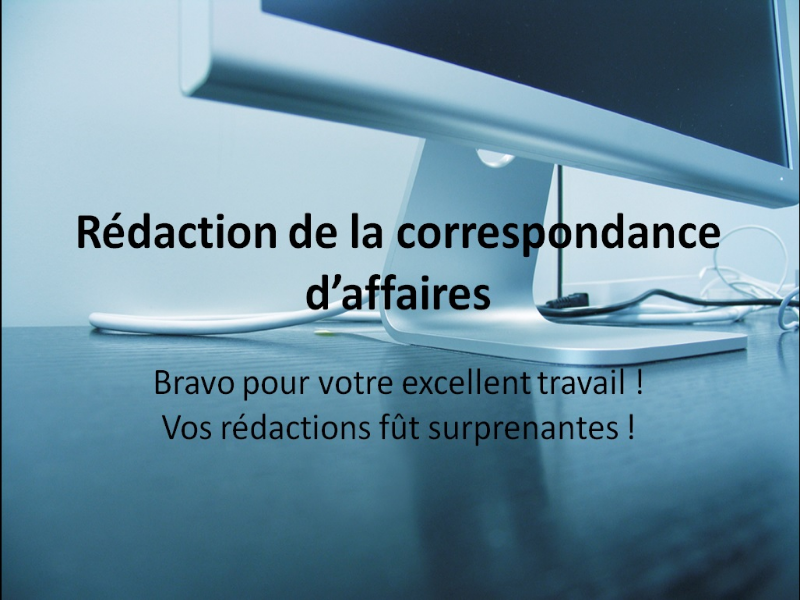 Rédaction de la correspondance d'affaires puzzle