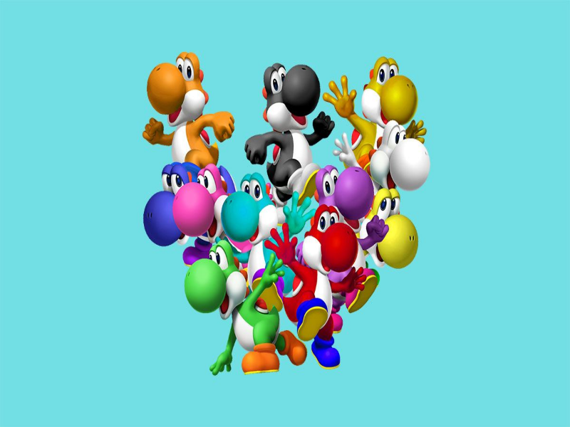 Puzzle Yoshis multicolors puzzle